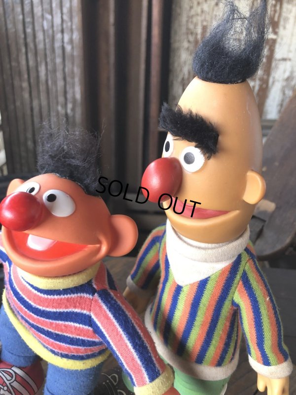 画像7: 80s Vintage Applause SESAME STREET Ernie ＆ Bert Doll Set (R614)