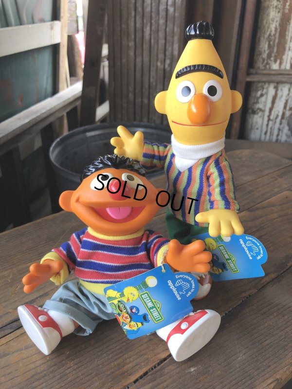 画像7: 90s Vintage Applause SESAME STREET Ernie ＆ Bert Doll Set (R615)