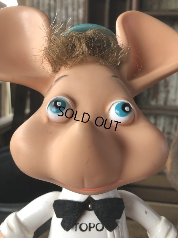 画像11: 60s Vintage Topo Gigio Vinyl Doll w/Bow Tie (R624)