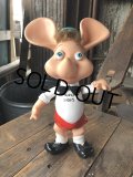 60s Vintage Topo Gigio Vinyl Doll w/Bow Tie (R624)