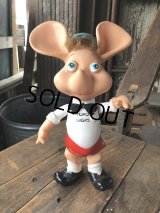 60s Vintage Topo Gigio Vinyl Doll w/Bow Tie (R624)
