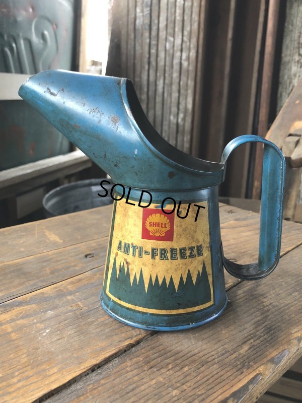 画像1: Vintage Shell Motor Oil Pourer Jug (R626) 