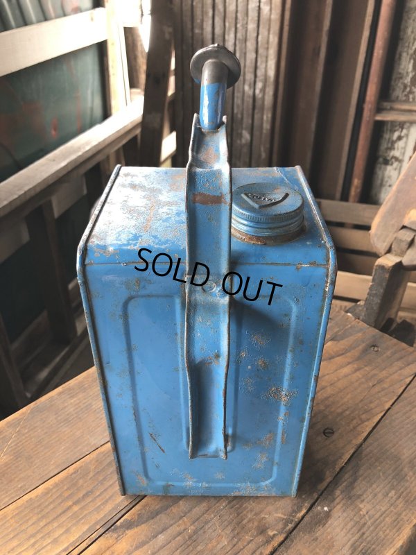 画像5: 50s Vintage ESSO Blue Valor Paraffin Can (R628) 