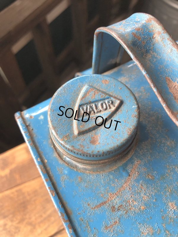 画像16: 50s Vintage ESSO Blue Valor Paraffin Can (R628) 