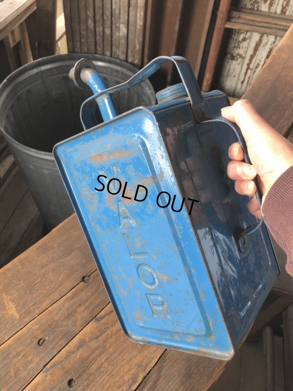 画像19: 50s Vintage ESSO Blue Valor Paraffin Can (R628) 