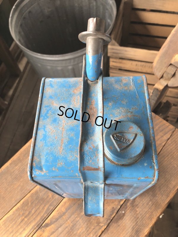 画像11: 50s Vintage ESSO Blue Valor Paraffin Can (R628) 