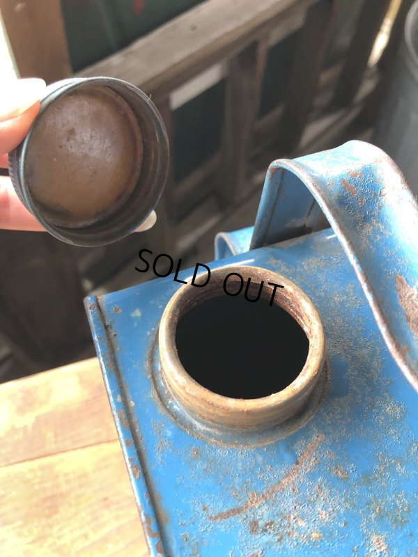 画像17: 50s Vintage ESSO Blue Valor Paraffin Can (R628) 