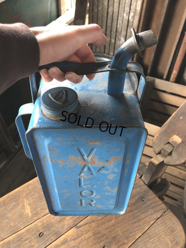 画像18: 50s Vintage ESSO Blue Valor Paraffin Can (R628) 
