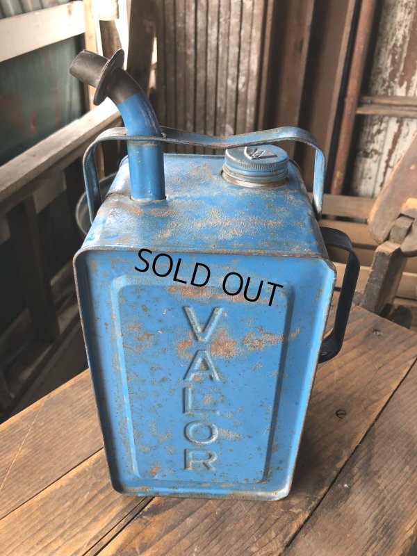画像3: 50s Vintage ESSO Blue Valor Paraffin Can (R628) 