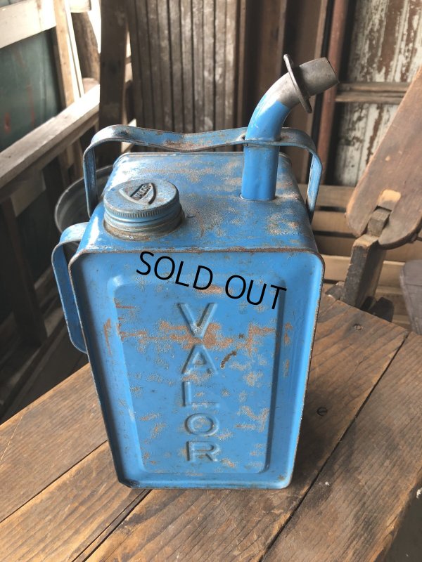 画像7: 50s Vintage ESSO Blue Valor Paraffin Can (R628) 