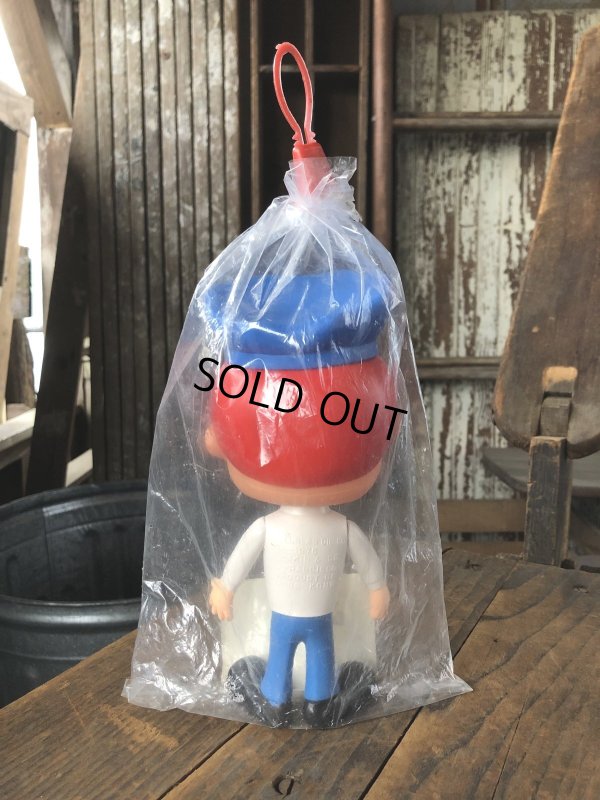画像4: 70s Vintage R.Dakin Douglas Oil Company Advertising Freddy Fast Vinyl Doll MIP (R629)