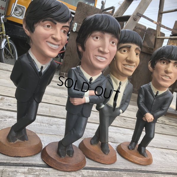 画像10: 80s Vintage ESCO The Beatles Chalkware Statues Complete Set (R630)