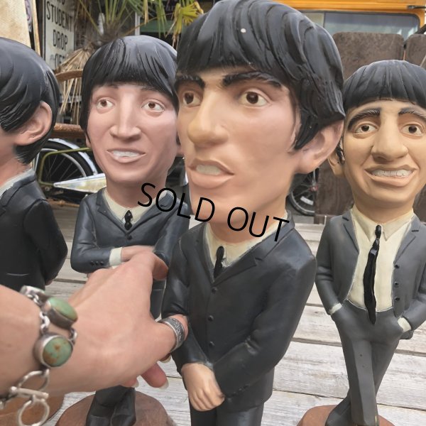 画像12: 80s Vintage ESCO The Beatles Chalkware Statues Complete Set (R630)