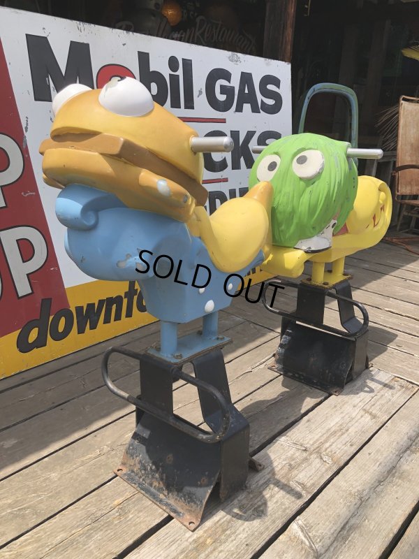 画像15: 70s Vintage McDonald's Fry Guys Playground Ride-On (R632)
