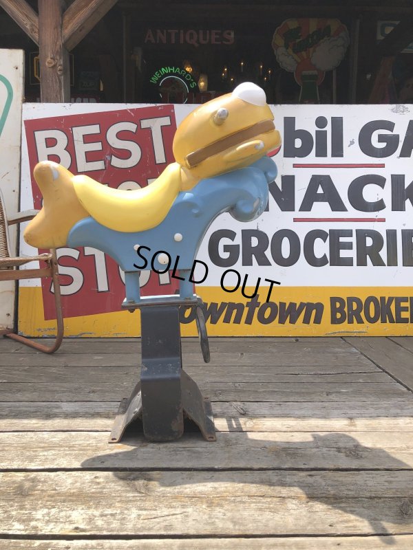 画像11: 70s Vintage McDonald's Filet-O-Fish Playground Ride-On (R631)