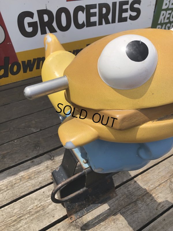 画像4: 70s Vintage McDonald's Filet-O-Fish Playground Ride-On (R631)