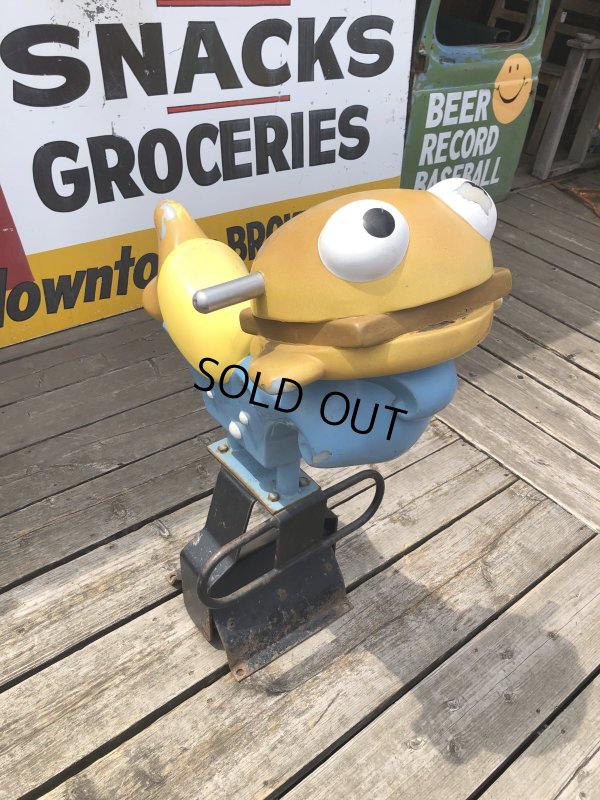 画像5: 70s Vintage McDonald's Filet-O-Fish Playground Ride-On (R631)