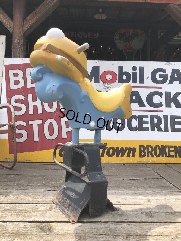 画像12: 70s Vintage McDonald's Filet-O-Fish Playground Ride-On (R631)