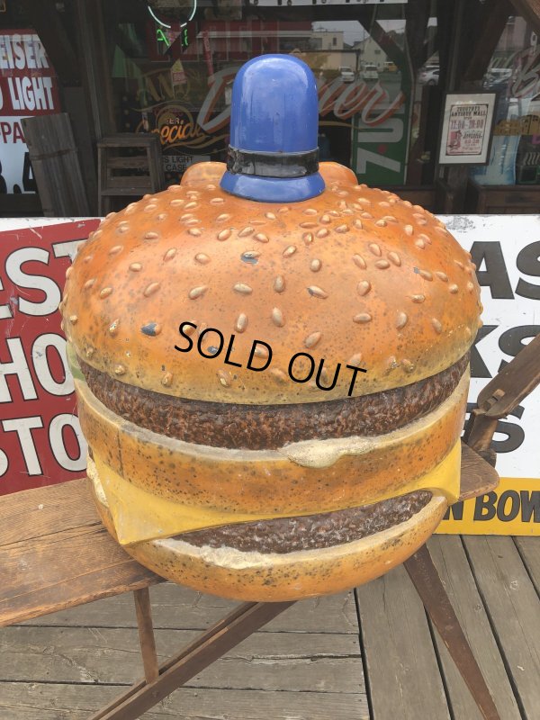 画像4: 70s Vintage Mcdonald's Playland Officer Big Mac Head Statue Huge (R633)