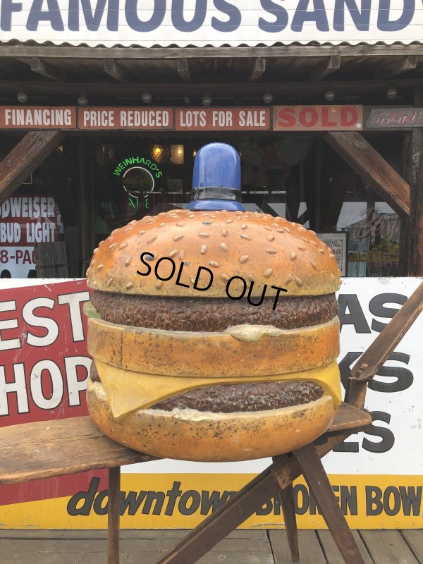 画像7: 70s Vintage Mcdonald's Playland Officer Big Mac Head Statue Huge (R633)