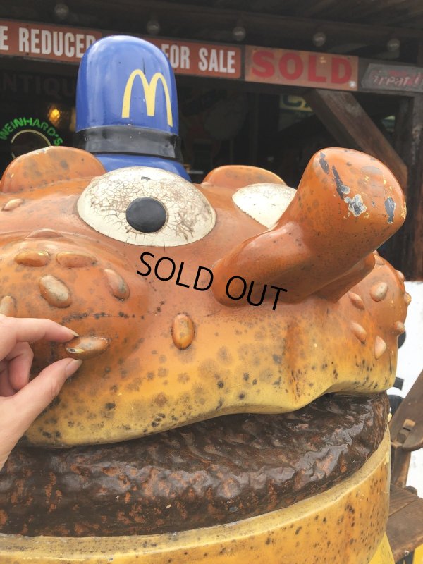 画像3: 70s Vintage Mcdonald's Playland Officer Big Mac Head Statue Huge (R633)