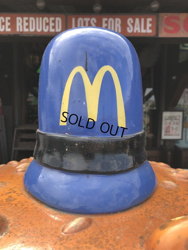 画像10: 70s Vintage Mcdonald's Playland Officer Big Mac Head Statue Huge (R633)