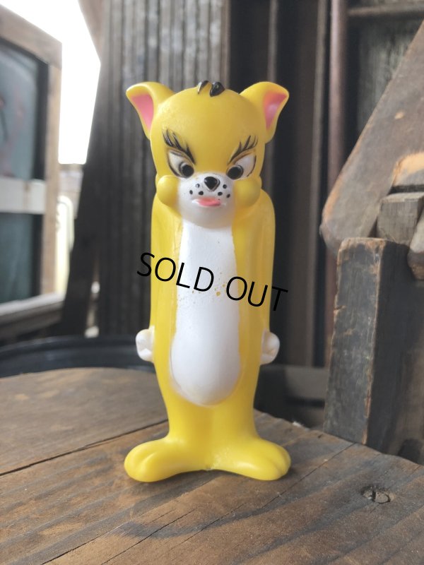 画像1: 70s Vintage TOM and JERRY Tom Vinyl Doll (R638)