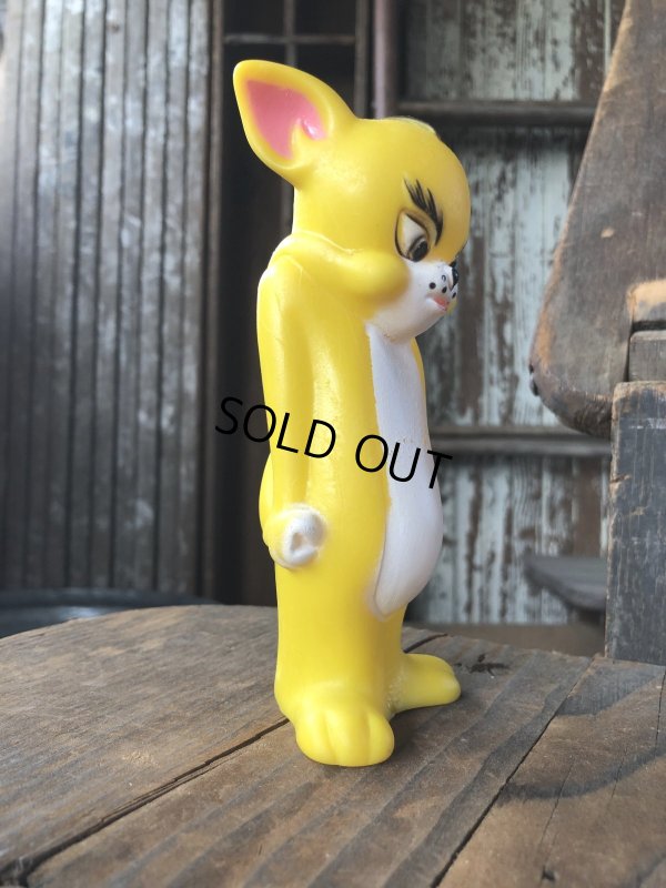 画像2: 70s Vintage TOM and JERRY Tom Vinyl Doll (R638)