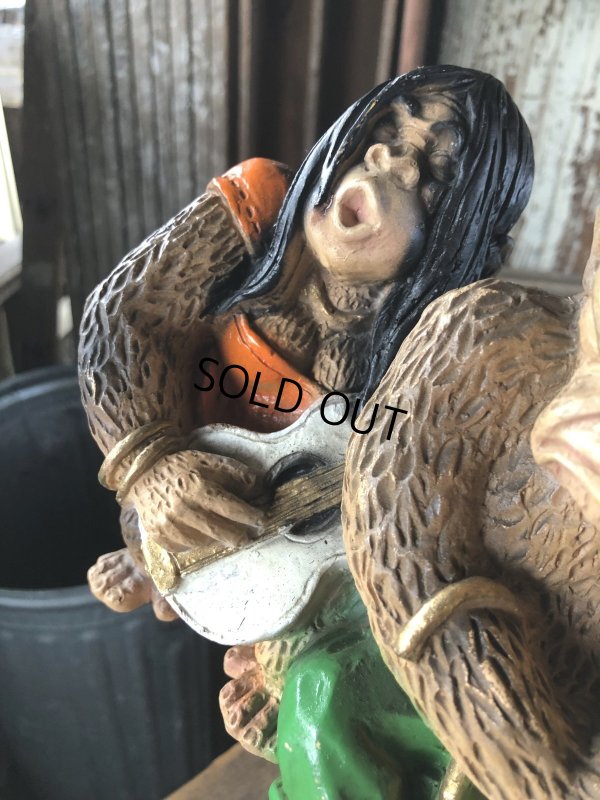 画像9: 70s Universal Statuary Corp V. Kendrick Hippy &amp; Parents Gorilla Figure Statue (R634)