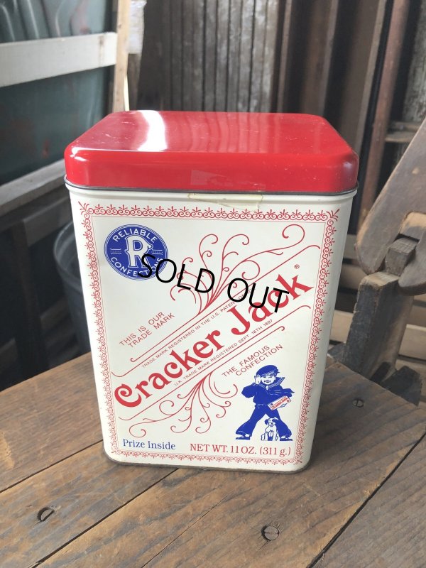 画像1: Vintage Advertising Tin Can Cracker Jack (R637)