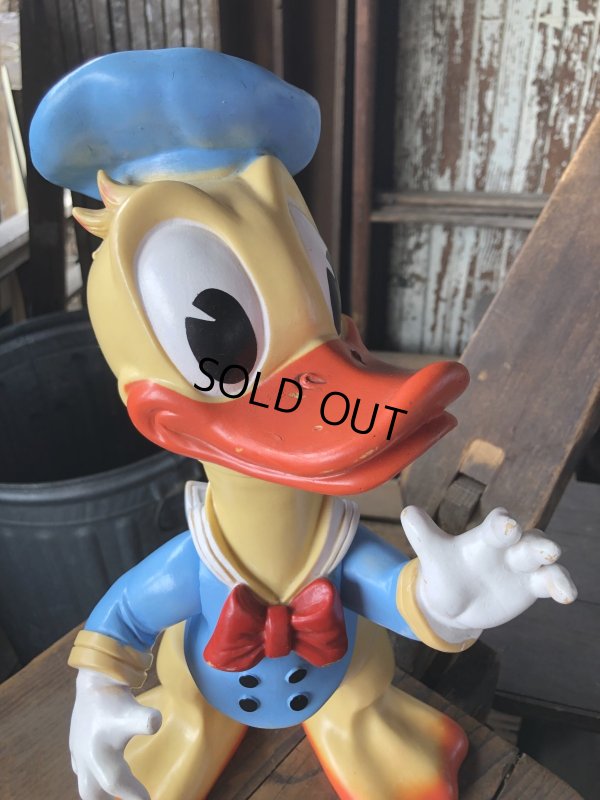 画像7: 60s Vintage Ledraplastic Ledra Disney Donald Duck Squeak Rubber Toy BIG SIZE (R640)