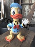 60s Vintage Ledraplastic Ledra Disney Donald Duck Squeak Rubber Toy BIG SIZE (R640)