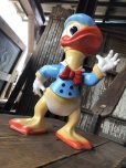 画像9: 60s Vintage Ledraplastic Ledra Disney Donald Duck Squeak Rubber Toy BIG SIZE (R640)