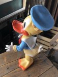 画像14: 60s Vintage Ledraplastic Ledra Disney Donald Duck Squeak Rubber Toy BIG SIZE (R640)