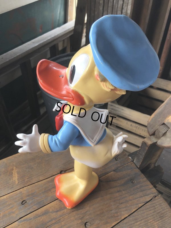 画像14: 60s Vintage Ledraplastic Ledra Disney Donald Duck Squeak Rubber Toy BIG SIZE (R640)