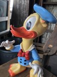 画像8: 60s Vintage Ledraplastic Ledra Disney Donald Duck Squeak Rubber Toy BIG SIZE (R640)