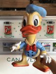 画像17: 60s Vintage Ledraplastic Ledra Disney Donald Duck Squeak Rubber Toy BIG SIZE (R640)