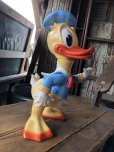 画像4: 60s Vintage Ledraplastic Ledra Disney Donald Duck Squeak Rubber Toy BIG SIZE (R640)