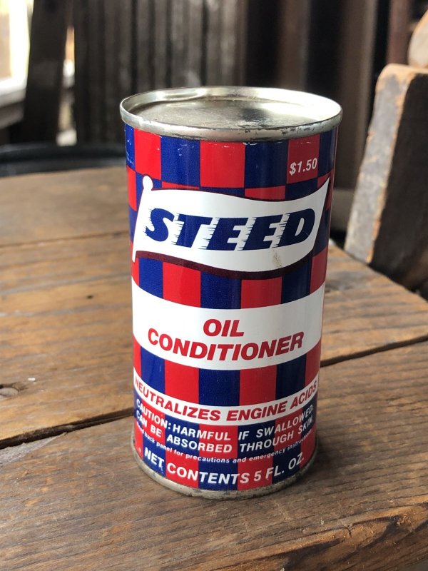 画像1: Vintage STEED Oil Conditioner Can (R650)