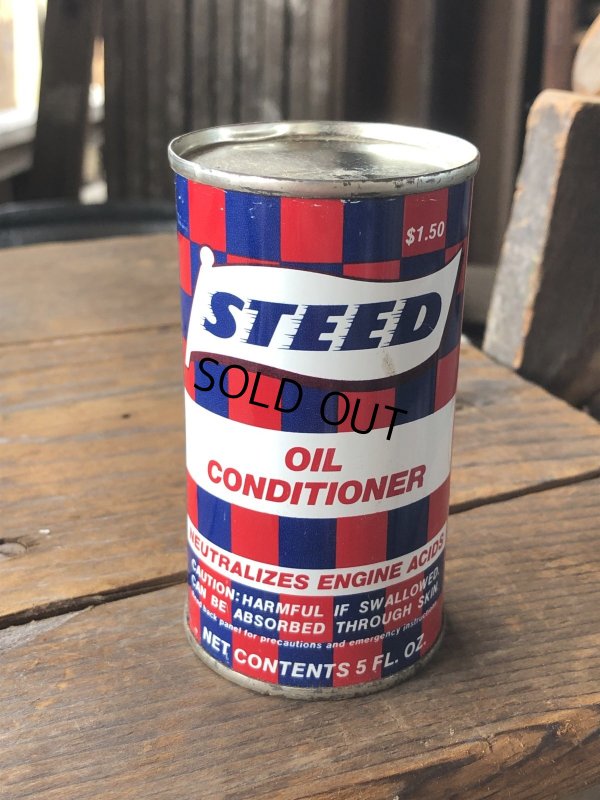 画像1: Vintage STEED Oil Conditioner Can (R650)