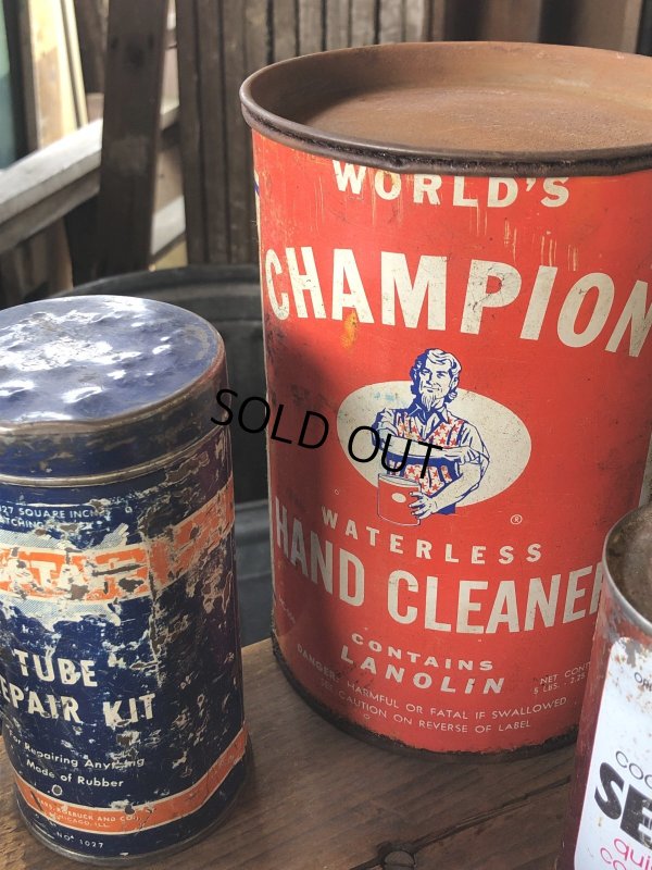 画像8: Vintage WORLD'S CHAMPION WATERLESS HAND CLEANER 5lb Can (R641)