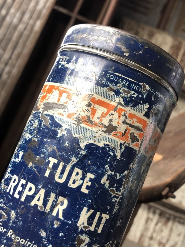 画像2: Vintage ALLSTATE Tube Repair kit Can (R643)