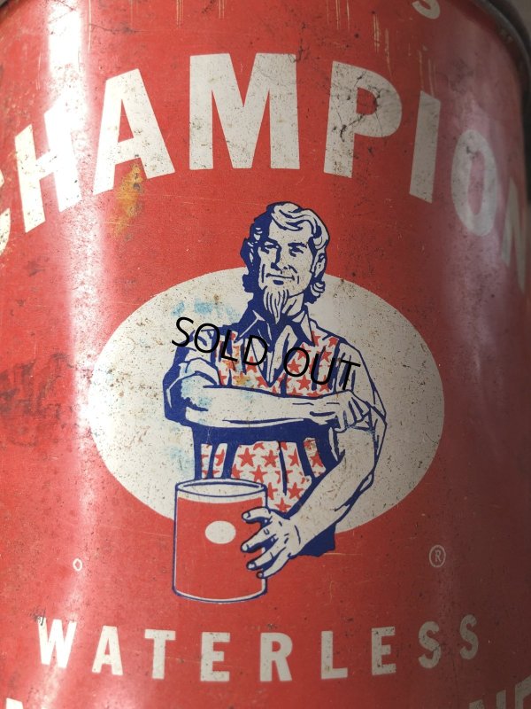 画像7: Vintage WORLD'S CHAMPION WATERLESS HAND CLEANER 5lb Can (R641)