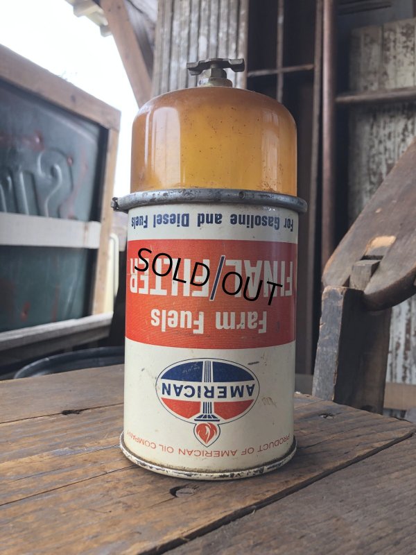 画像3: Vintage AMERICAN Oil Co Farm Fuels Final Filter Can (R642)