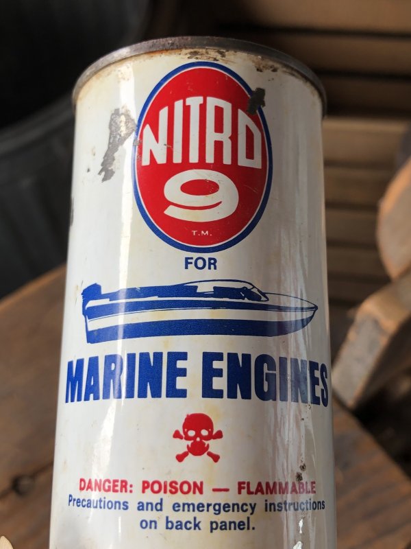 画像6: Vintage NITRO 9 MARINE ENGINES Can (R648)