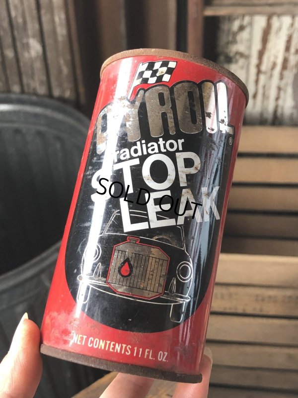 画像1: Vintage PYR OIL Radiator STOP LEAK Can (R646)
