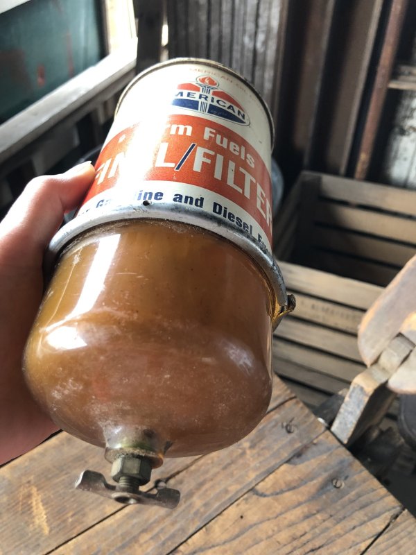 画像2: Vintage AMERICAN Oil Co Farm Fuels Final Filter Can (R642)