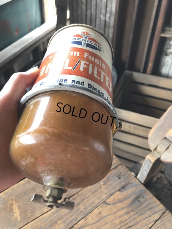 画像2: Vintage AMERICAN Oil Co Farm Fuels Final Filter Can (R642)
