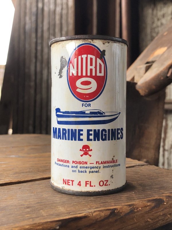 画像2: Vintage NITRO 9 MARINE ENGINES Can (R648)