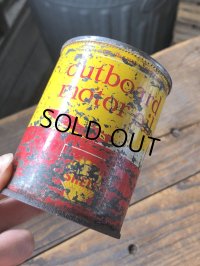 Vintage SHELL outboard motor oil Can (R647)